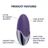 Satisfyer Purple Pleasure - rechargeable clitoral vibrator (purple)