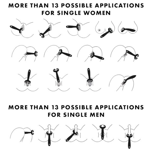 Satisfyer Endless Fun - Rechargeable, Waterproof Couple's Vibrator (Blue)