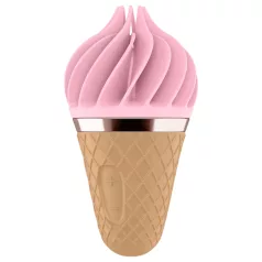   Satisfyer Sweet Treat - rechargeable, rotating clitoral vibrator (pink-brown)