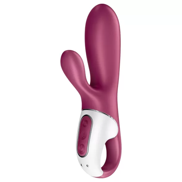 Satisfyer Hot Bunny - App-controlled warming rabbit clitoral vibrator (red)