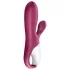 Satisfyer Hot Bunny - App-controlled warming rabbit clitoral vibrator (red)