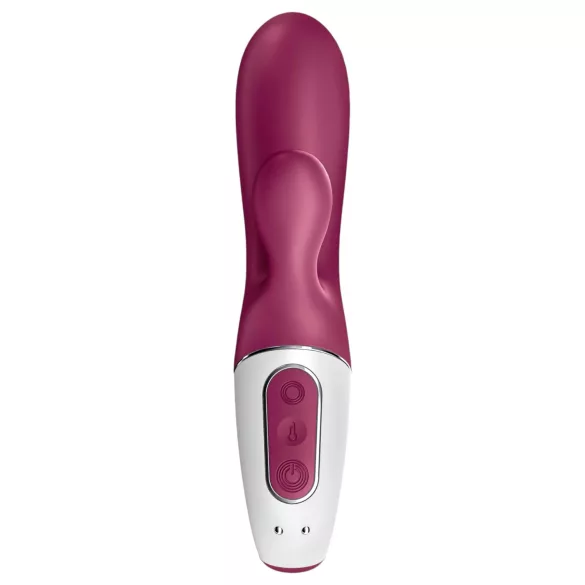 Satisfyer Hot Bunny - App-controlled warming rabbit clitoral vibrator (red)