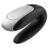 Satisfyer Double Fun - Smart, Waterproof Couples Vibrator (Black)