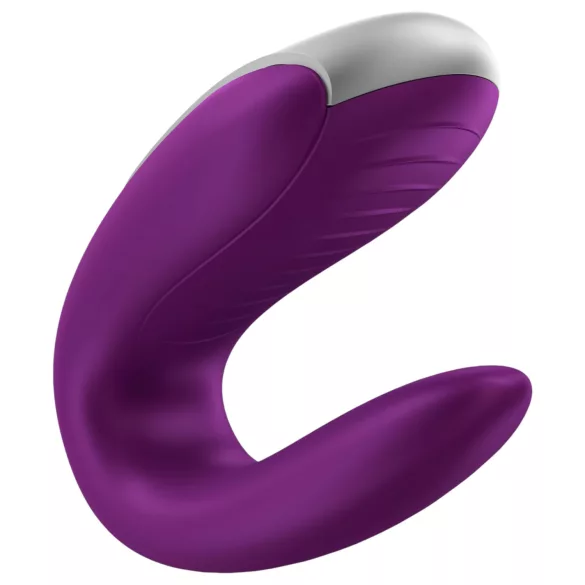 Satisfyer Double Fun - App-controlled couple’s vibrator (purple)