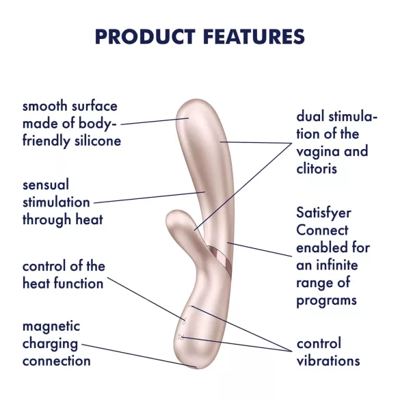 Satisfyer Hot Lover - Smart Vibrator (Silver)