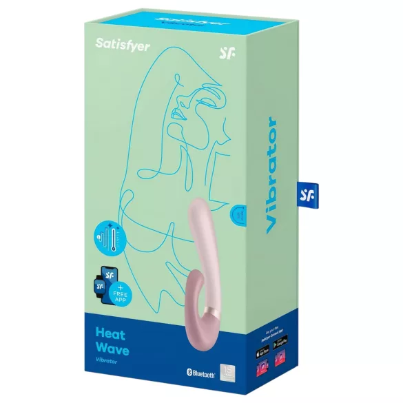 Satisfyer Heat Wave - App-controlled warming vibrator (beige)