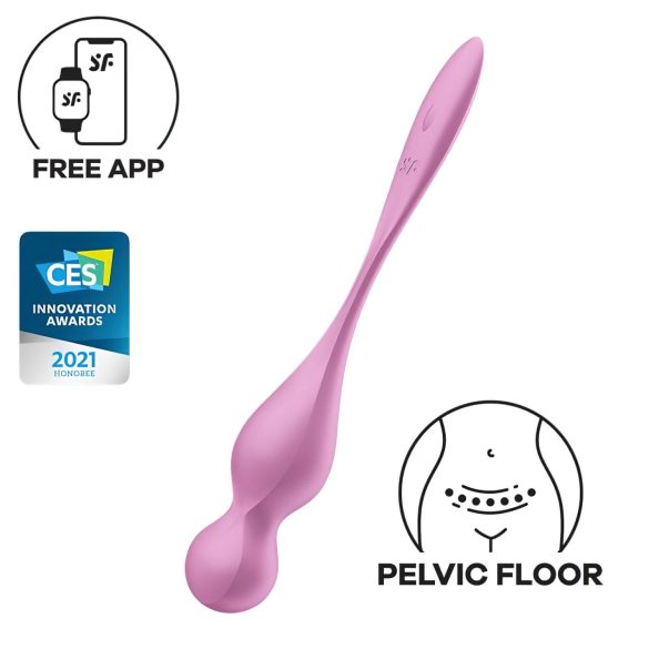 Satisfyer Love Birds 1 - Smart Vibrating Kegel Ball (Pink)