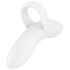 Satisfyer Bold Lover - Rechargeable Waterproof Finger Vibrator (White)