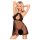 Penthouse Libido Boost - Lace Babydoll & Thong Set (Black) - M/L