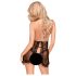 Penthouse Libido Boost - Lace Babydoll & Thong Set (Black) - M/L