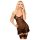 Penthouse Guilty Icon - Suspender Dress & Thong Set (Black)