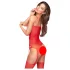 Penthouse Hot Nightfall - Wavy Open Net Set (Red)