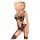 Penthouse Wild Virus - Strappy Black Fishnet Bodysuit - XL
