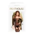 Penthouse Top-Notch - Open Mesh Set (Black) - XL