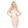 Penthouse Poison Cookie - Lace Dress with Thong & Hair Accessory (White) - L/XL
