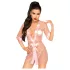 Penthouse Midnight Mirage - satin robe and thong (pink) - XL