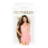 Penthouse Bedtime Story - Nightgown & Thong Set (Pink)