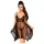 Penthouse Playful Doll - Lace Dress & Thong Set (Black)
