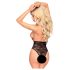 Penthouse Toxic Powder - Halter Neck Bodysuit (Black) - M/L