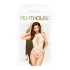 Penthouse Toxic Powder - Halter Neck Bodysuit (White) - L/XL