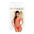 Penthouse Body Search - Open Red Fishnet Bodysuit - XL