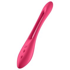   Satisfyer Elastic Joy - Red Rechargeable Flexible Couple's Vibrator