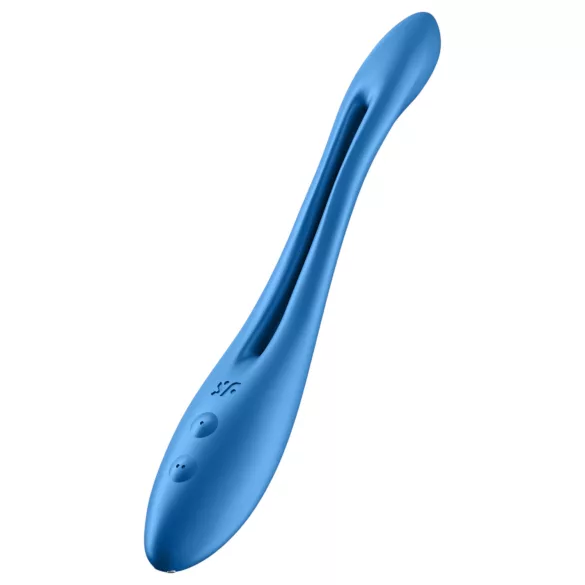 Satisfyer Elastic Game - rechargeable, flexible couple’s vibrator (blue)