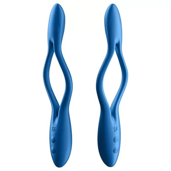 Satisfyer Elastic Game - rechargeable, flexible couple’s vibrator (blue)