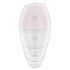 Satisfyer Supernova - Rechargeable Air-Pulse 2-in-1 Vibrator (White)