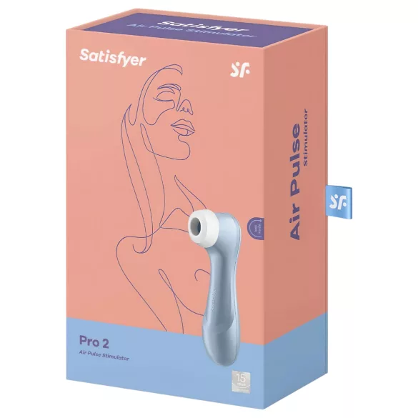 Satisfyer Pro 2 Gen2 - rechargeable air‑pulse clitoral stimulator (Blue)