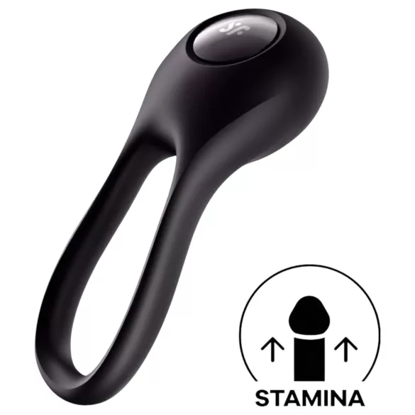 Satisfyer Majestic Duo - Rechargeable, Waterproof Penis Ring (Black)