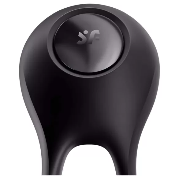 Satisfyer Majestic Duo - Rechargeable, Waterproof Penis Ring (Black)