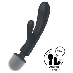   Satisfyer Triple Lover - G-spot and massager vibrator (silver)