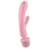 Satisfyer Triple Lover - G-spot and massager vibrator (pink)