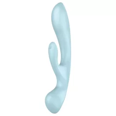   Satisfyer Triple Oh - rechargeable clitoral arm vibrator (blue)