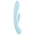 Satisfyer Triple Oh - Rechargeable Clitoral Vibrator with Arm (Blue)