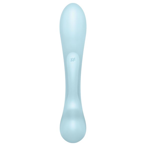 Satisfyer Triple Oh - Rechargeable Clitoral Vibrator with Arm (Blue)