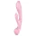 Satisfyer Triple Oh - Rechargeable Pink Vibrator with Clitoral Arm