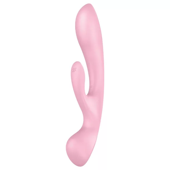 Satisfyer Triple Oh - Rechargeable Pink Vibrator with Clitoral Arm