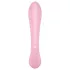 Satisfyer Triple Oh - Rechargeable Pink Vibrator with Clitoral Arm