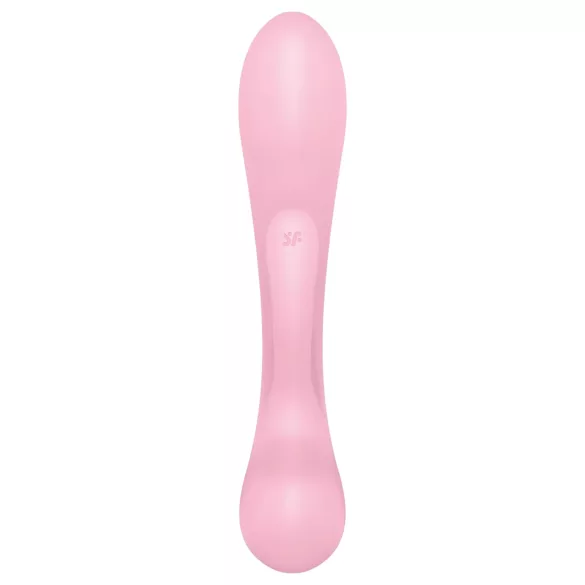 Satisfyer Triple Oh - Rechargeable Pink Vibrator with Clitoral Arm