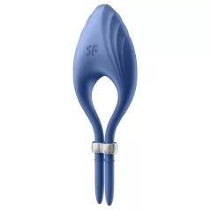 Satisfyer Duelist - rechargeable vibrating penis ring (blue)