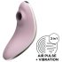 Satisfyer Vulva Lover 1 - Air Pulse Clitoral Vibrator (Violet)