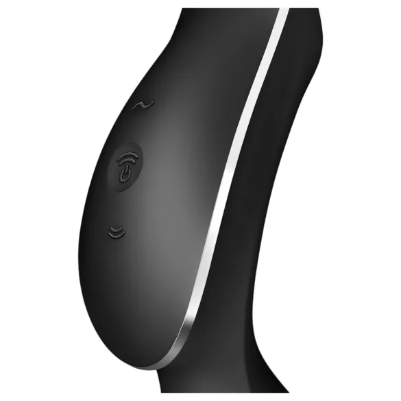 Satisfyer Curvy Trinity 2 - 2-in-1 Air Pulse Vibrator (Black)