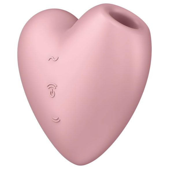 Satisfyer Cutie Heart - Pink Rechargeable Air-Pulse Clitoral Vibrator