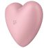 Satisfyer Cutie Heart - Pink Rechargeable Air-Pulse Clitoral Vibrator
