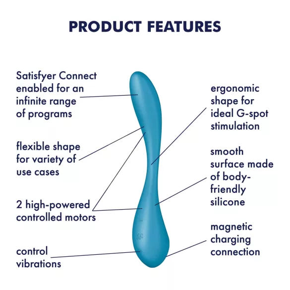 Satisfyer G-Spot Flex 5 - App-controlled G-spot vibrator (green)