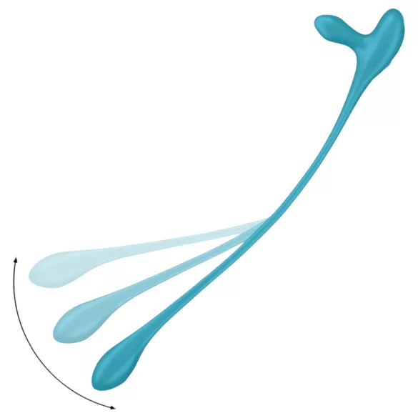 Satisfyer Plug & Play - Rechargeable Anal Vibrator & Penis Ring (Blue)