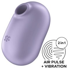   Satisfyer Pro To Go 2 - Rechargeable Air-Pulse Clitoral Stimulator (Violet)
