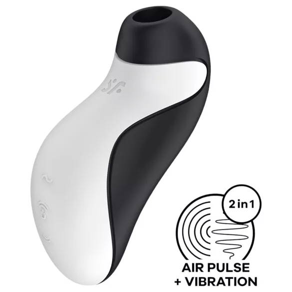 Satisfyer Orca - waterproof air-pulse clitoral stimulator (black & white)